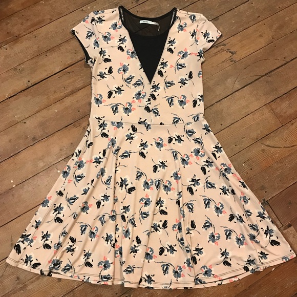 Urban Outfitters Dresses & Skirts - Kimchi Blue Pink Floral Skater Dress